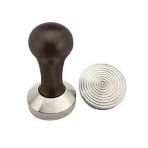 Motta 8500 professzionális, hullámos Tamper kávétömörítő, barna fa fogantyúval 58mm